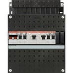 ABB groepenkast 1-fase, 4 groepen, 2 Aardlekschakelaars, Doe-het-zelf en Verbouw, Elektra en Kabels, Nieuw