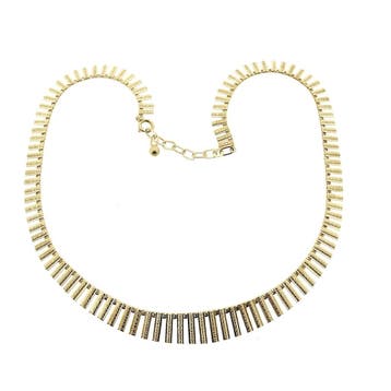Gouden Cleopatra collier (Ketting), Ophalen of Verzenden, Gebruikt, Goud, Goud