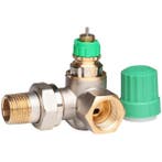 Danfoss RA-DV thermostaatkraan 1/2 dubbelhaaks rechts, Verzenden, Nieuw
