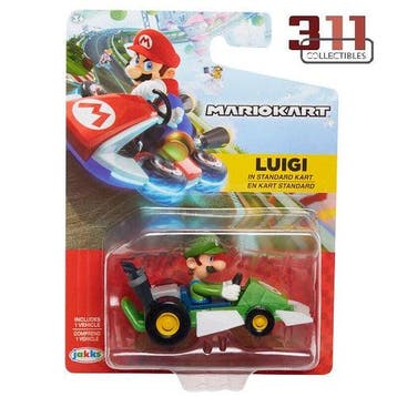 Jakks Pacific - Mario Kart Racers - Mario Kart - Luigi (in, Verzamelen, Verzenden, Nieuw