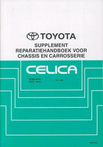 1996 Toyota Celica chassis en carrosserie reparatiehandboek, Verzenden