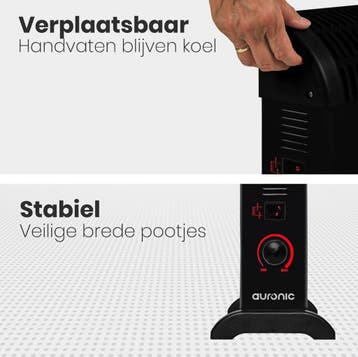 2dekans | Auronic Elektrische Convectorkachel -, Ophalen of Verzenden, Zo goed als nieuw