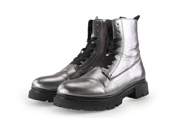 Muyters Veterboots in maat 38 Zilver, Overige kleuren, Verzenden, Overige typen, Gedragen