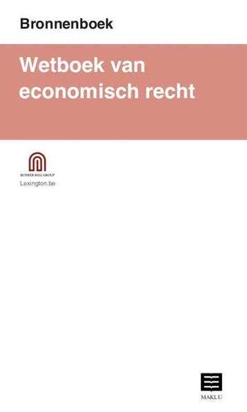 9789046610787 Wetboek van economisch recht (Bronnenboek), Boeken, Verzenden, Nieuw, Bunker Hill Group