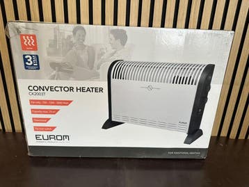 Veiling - Eurom CK2003T Convector Kachel 2000W met Ventilato, Huis en Inrichting, Kachels, Nieuw