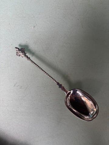 Lepel - .800 zilver - Cherubijnlepel, Antiek en Kunst, Antiek | Goud en Zilver