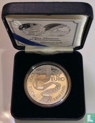 Finland 10 euro 2002 (PROOF) 200th anniversary Birth of..., Postzegels en Munten, Munten | Europa | Euromunten, Losse munt, 10 euro