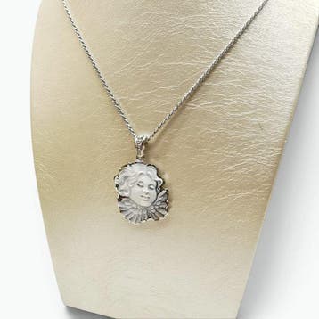 Zilver - Ketting met hanger - Italiaans ambacht