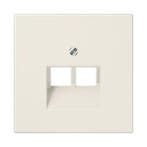 Jung LS range afdekking 2-voudig voor data crème - LS969-2UA, Nieuw, Stopcontact