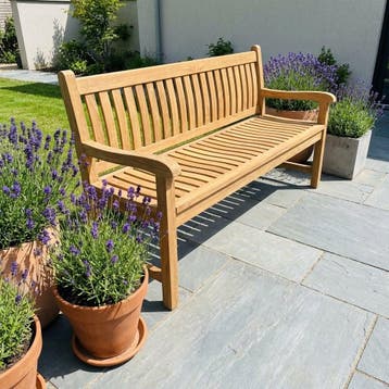 SenS-Line Tuinbank Sipora Teakhout 180cm, Tuin en Terras, Verzenden, Nieuw, Hout