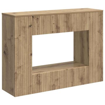 Sidetable Artisan Eik 101cm - retourdeal - 41% korting, 100 tot 150 cm, Ophalen of Verzenden, Zo goed als nieuw, Modern