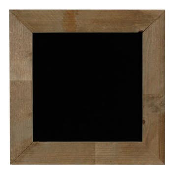 Krijtbord Steigerhout 40x40cm, Nieuw