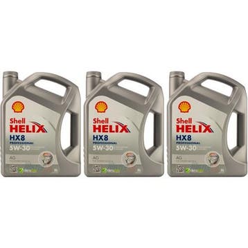 Shell Aanbieding: 3 X Helix Hx8 Professional Ag 5W30 5L, Verzenden, Nieuw