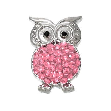Fako Bijoux - Click Button - Uiltje Strass - Lichtroze, Verzenden, Nieuw