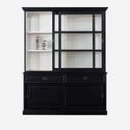 123Kast - Buffetkast Miami Beach - 188x53x218H cm - 2 vitrin, Verzenden, Nieuw