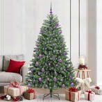 vidaXL Kunstmatige Inklapbare Kerstboom Groen 210 cm PVC en, Verzenden, Nieuw