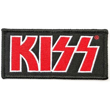 KISS - Red Logo - patch officiële merchandise, Ophalen of Verzenden, Nieuw, Kleding