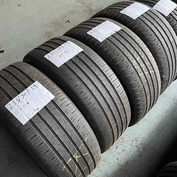 4 x Continental SportContact 6 235-50-19 Zomerbanden 5,5mm, 19 inch, Gebruikt, Ophalen of Verzenden, 235 mm