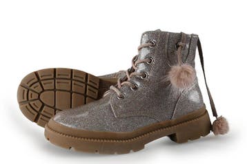 Milo &amp; Mila Boots Meisjes in maat 31 Zilver, Verzenden, Jongen of Meisje, Schoenen, Zo goed als nieuw