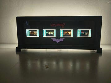 LightBoxFrame kader met 4 verlichte 35 mm filmcellen uit de, Nieuw