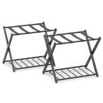 LIVSK Opvouwbaar Kofferstandaard met 2 Niveaus - Stevig Meta, Verzenden, Nieuw