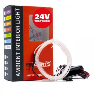 LED Interieur/sfeer verlichting strip - 24V - Wit - 1 Meter, Verzenden, Nieuw, Verlichting