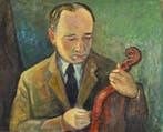 Franck Innocent (1912-1983) - Le violoniste, Antiek en Kunst