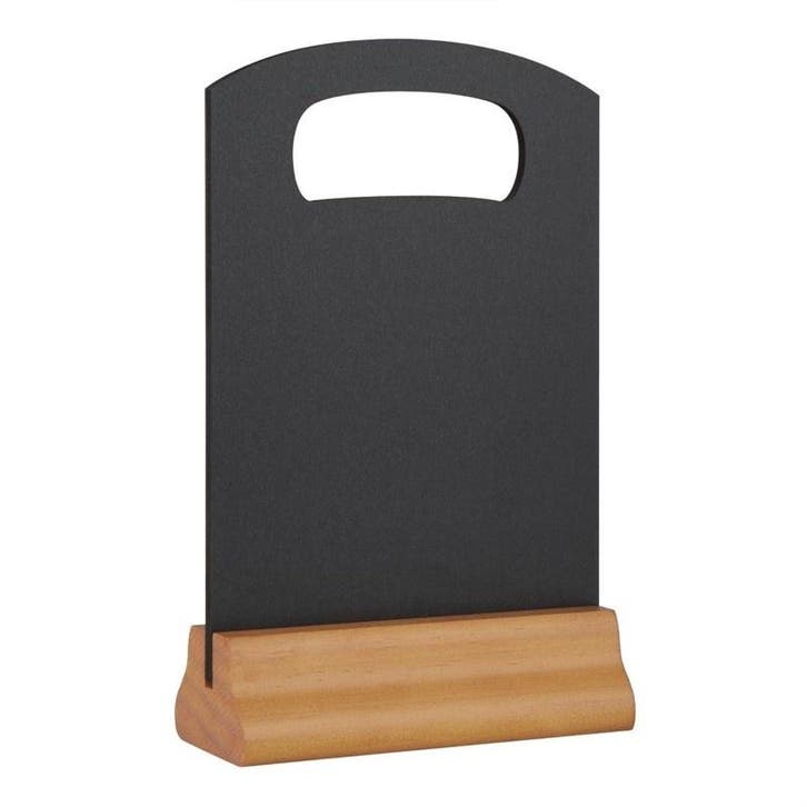 Tafel krijtbord | Met houten voet | 31,5x18,2cm Olympia, Zakelijke goederen, Horeca | Keukenapparatuur, Nieuw in verpakking, Verzenden