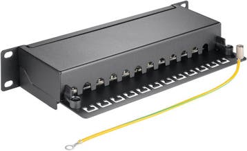 CAT 6a patchpaneel, 10 inch, 12-poorts, Computers en Software, Servers, Ophalen of Verzenden, Nieuw