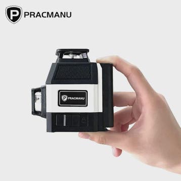 Pracmanu 3D Laserwaterpas met 12 Groene Lijnen - Zelfnivelle, Verzenden, Nieuw