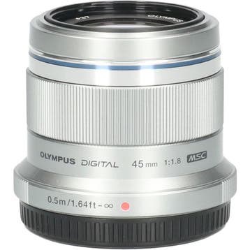 Olympus M.Zuiko Digital ED 45mm f/1.8 - Zilver CM6768, Audio, Tv en Foto, Fotografie | Lenzen en Objectieven, Ophalen of Verzenden