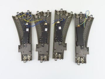 Märklin H0 - 24611/24612 - Modeltreinsporen (4) - 4 Wissels, Nieuw