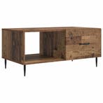 vidaXL Salontafel Oud hout 90 x 50 x 40 cm Bewerkt hout, Verzenden, Nieuw, 50 tot 100 cm, Minder dan 50 cm