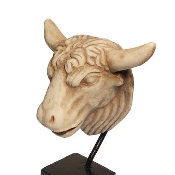 Oud-Romeins Marmer Hoofd van een stier