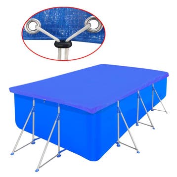 vidaXL Zwembadhoes rechthoekig 90 g/m² 540x270 cm PE, Tuin en Terras, Zwembad-toebehoren, Verzenden, Nieuw