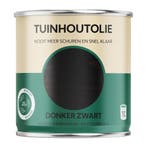 Tuinhout Olie - Donker Zwart-750ml, Minder dan 5 liter, Verzenden, Nieuw, Zwart