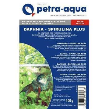 Petra Aqua Daphnia - Spirulina plus Diepvries 100Gr., Ophalen of Verzenden, Nieuw