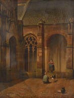 Adrianus Eversen (1818-1897), Toegeschreven aan - Whispers, Antiek en Kunst