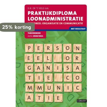 Praktijkdiploma loonadministratie Theorieboek 2020-2021, Boeken, Verzenden, Zo goed als nieuw, D.R. in 't Veld