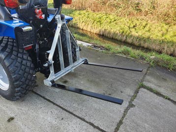 Kraffter 3-punts palletvork Gegalvaniseerd Light Duty