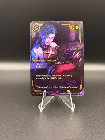 Riftbound Jinx Rebel OGN 202/298 L.O.L, Verzenden, Nieuw
