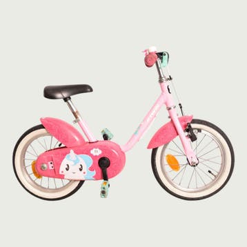 B-TWIN kinderfiets 14 inch, Ophalen of Verzenden, Gebruikt, B-TWIN