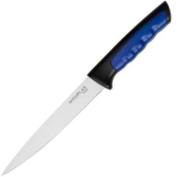 Fileermes | PRO | RVS | Blauw (Vis) | HACCP | Lengte 269mm, Verzenden, Nieuw in verpakking