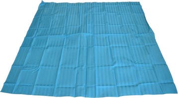 Douchegordijn - Petrol - 180 cm x 180 cm - Inclusief ringen, Huis en Inrichting, Badkamer | Badtextiel en Accessoires, Verzenden