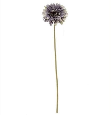 Gerbera 53 cm Lila Zijden bloemen / st, Ophalen of Verzenden, Nieuw