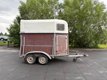 Bockmann Duo 2-paards paardentrailer LOW-Budget, Ophalen, Gebruikt, Hout, 2-paards trailer