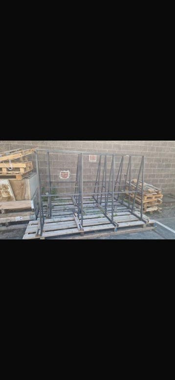 9 Stalen A - Frame pallets te koop, Ophalen, Gebruikt