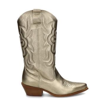 Nelson cowboylaarzen voor dames in het Goud, Overige kleuren, Verzenden, Overige typen, Nieuw