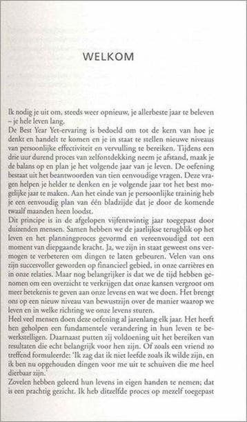 Je allerbeste jaar, Ophalen of Verzenden, Nieuw