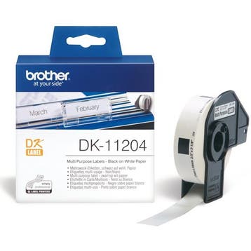 Brother DK-11204 multifunctioneel label (origineel), Verzenden, Nieuw, Brother
